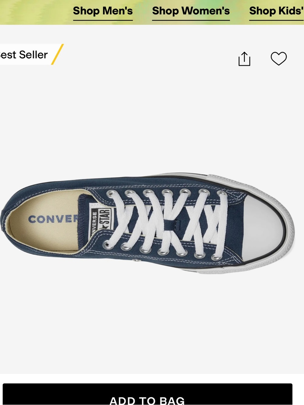Classic Low-Top Converse - Navy - Picture 2 of 7